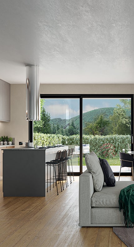 Render dei Nuovi Appartamenti Spaziosi in Costuzioni a Bergamo