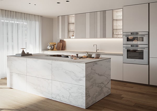 Penisola della Cucina di un Appartamento di Tower Eden