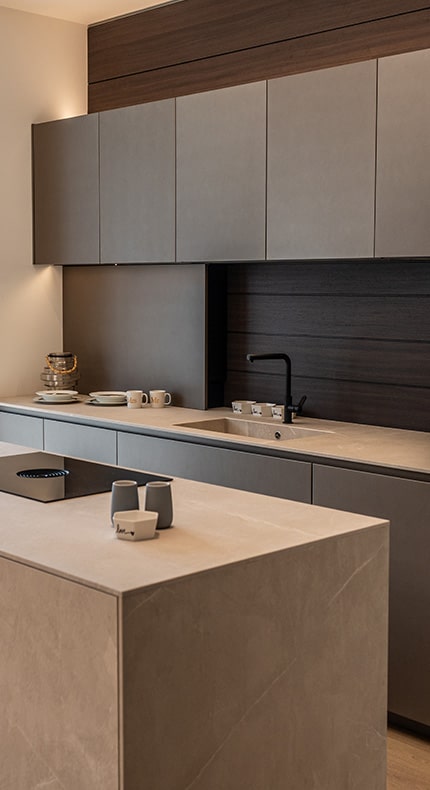 Cucina a Isola Appartamenti Tower Eden